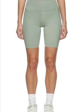 girlfriend collective / L / Sage Green High-Rise Bike Yoga Activewear Shorts